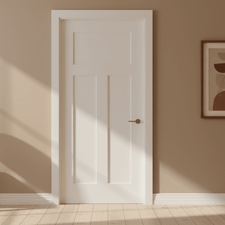 Three Panel Flat Smooth Surface