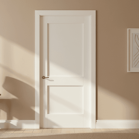 Two Panel Flat Smooth Surface